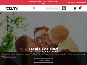 'tzumi.com' screenshot