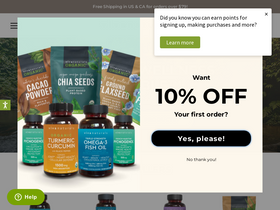 'vivanaturals.com' screenshot