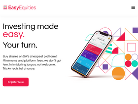 'easyequities.co.za' screenshot