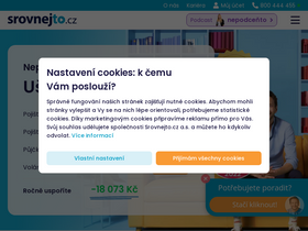 'srovnejto.cz' screenshot