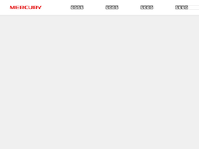 'mercurycom.com.cn' screenshot