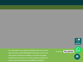 'gruporecordar.co' screenshot