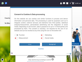 'cauciucuridirect.ro' screenshot