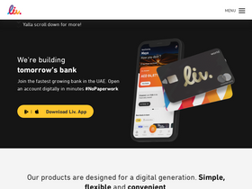 'liv.me' screenshot