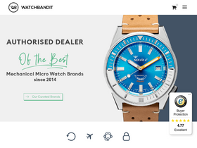 'watchbandit.com' screenshot
