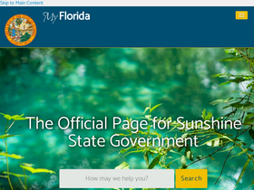 'myflorida.com' screenshot