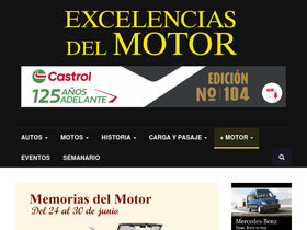 'excelenciasdelmotor.com' screenshot