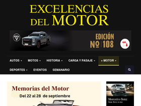 'excelenciasdelmotor.com' screenshot