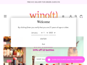 brooklynwinot.com homepage screenshot