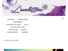 'loveletters.gr' screenshot