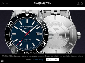 'raymond-weil.com' screenshot