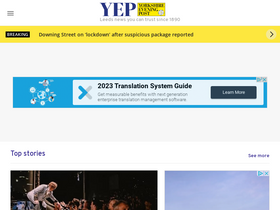 'yorkshireeveningpost.co.uk' screenshot
