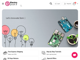'electropeak.com' screenshot
