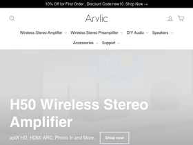 'arylic.com' screenshot