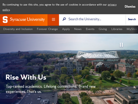 'syr.edu' screenshot