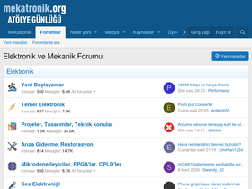 'mekatronik.org' screenshot