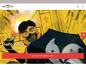 'editions-delcourt.fr' screenshot