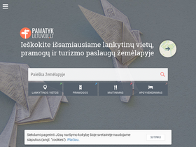 'pamatyklietuvoje.lt' screenshot