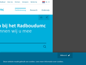 'radboudumc.nl' screenshot