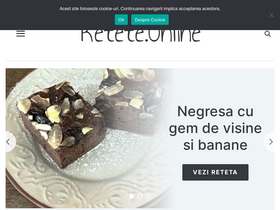 'retete.online' screenshot