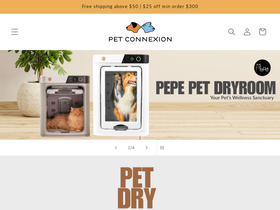 petconnexion.com.sg homepage screenshot