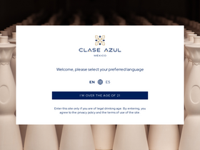 'claseazul.com' screenshot