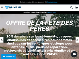 'primeauvelo.com' screenshot