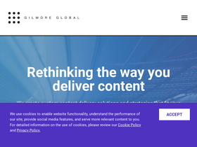 'gilmoreglobal.com' screenshot