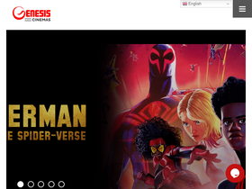 'genesiscinemas.com' screenshot