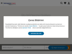 'hotcourses-turkey.com' screenshot