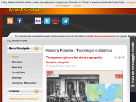 'robertosconocchini.it' screenshot