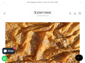 kimkhwab.com homepage screenshot