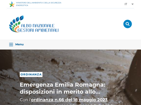 'albonazionalegestoriambientali.it' screenshot