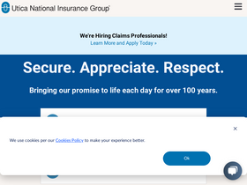 'uticanational.com' screenshot