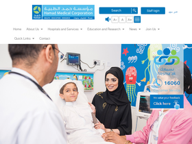 'hamad.qa' screenshot
