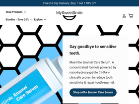 MySweetSmile website screenshot