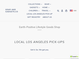 Gearandgadgets homepage screenshot