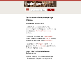 'psalmboek.nl' screenshot