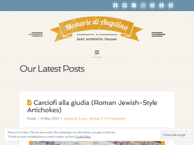 'memoriediangelina.com' screenshot