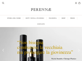 perennae.com homepage screenshot