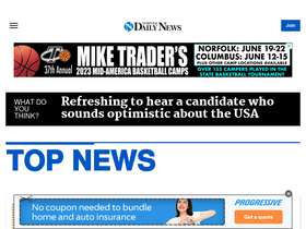 'norfolkdailynews.com' screenshot