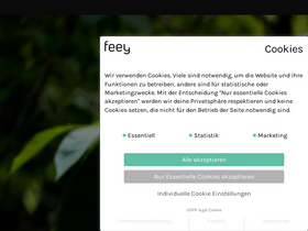 'feey-pflanzen.de' screenshot