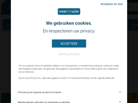'weerenradar.nl' screenshot