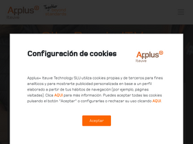 'applusiteuve.com' screenshot