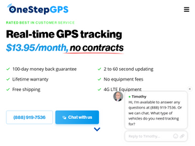 'onestepgps.com' screenshot