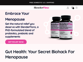 slenderflora.com homepage screenshot