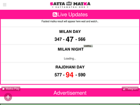 'sattamatka.org' screenshot