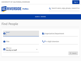 facultyprofiles.ucr.edu