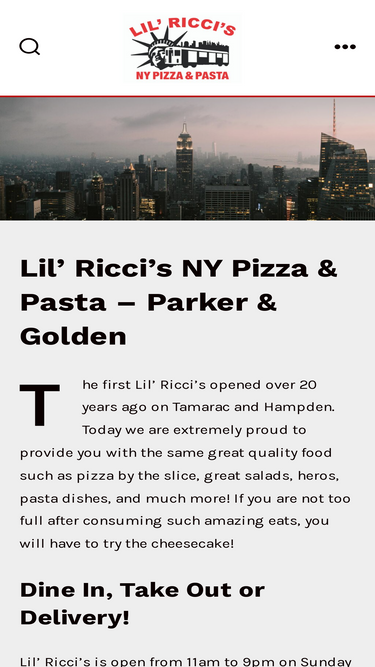 lilriccispizza.com
