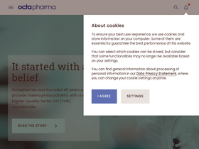 'octapharma.com' screenshot